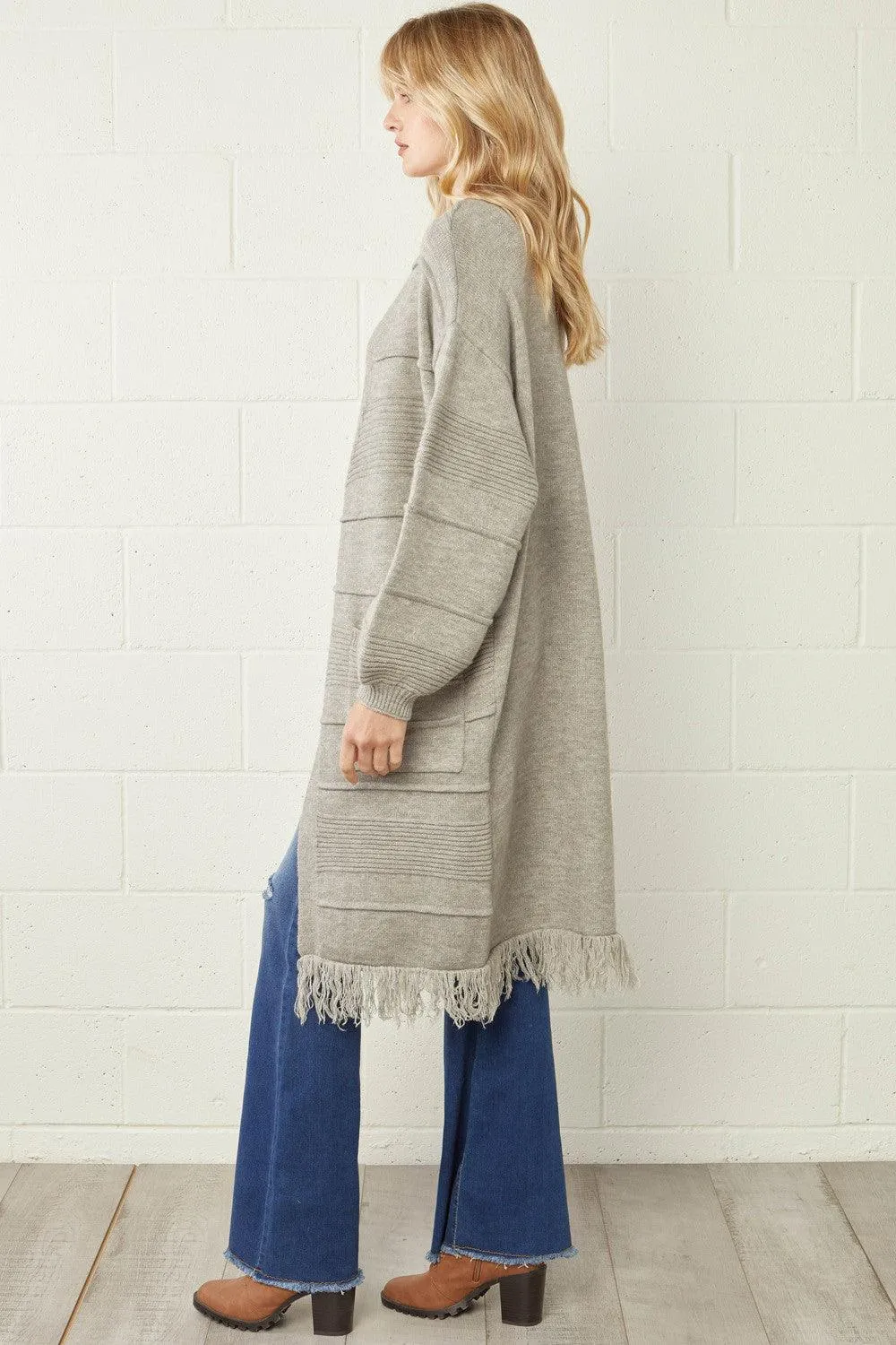 Alastair Fringe Duster Cardigan