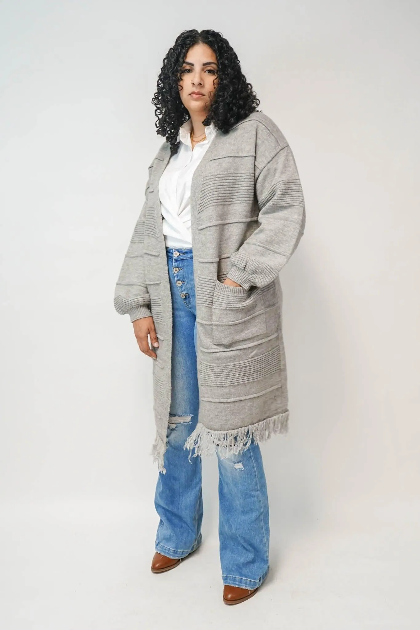 Alastair Fringe Duster Cardigan