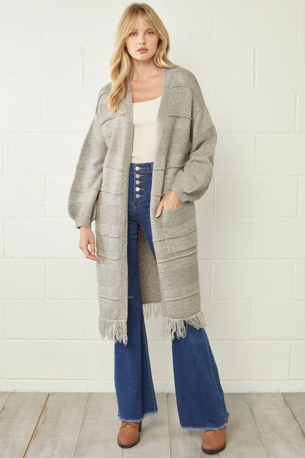 Alastair Fringe Duster Cardigan