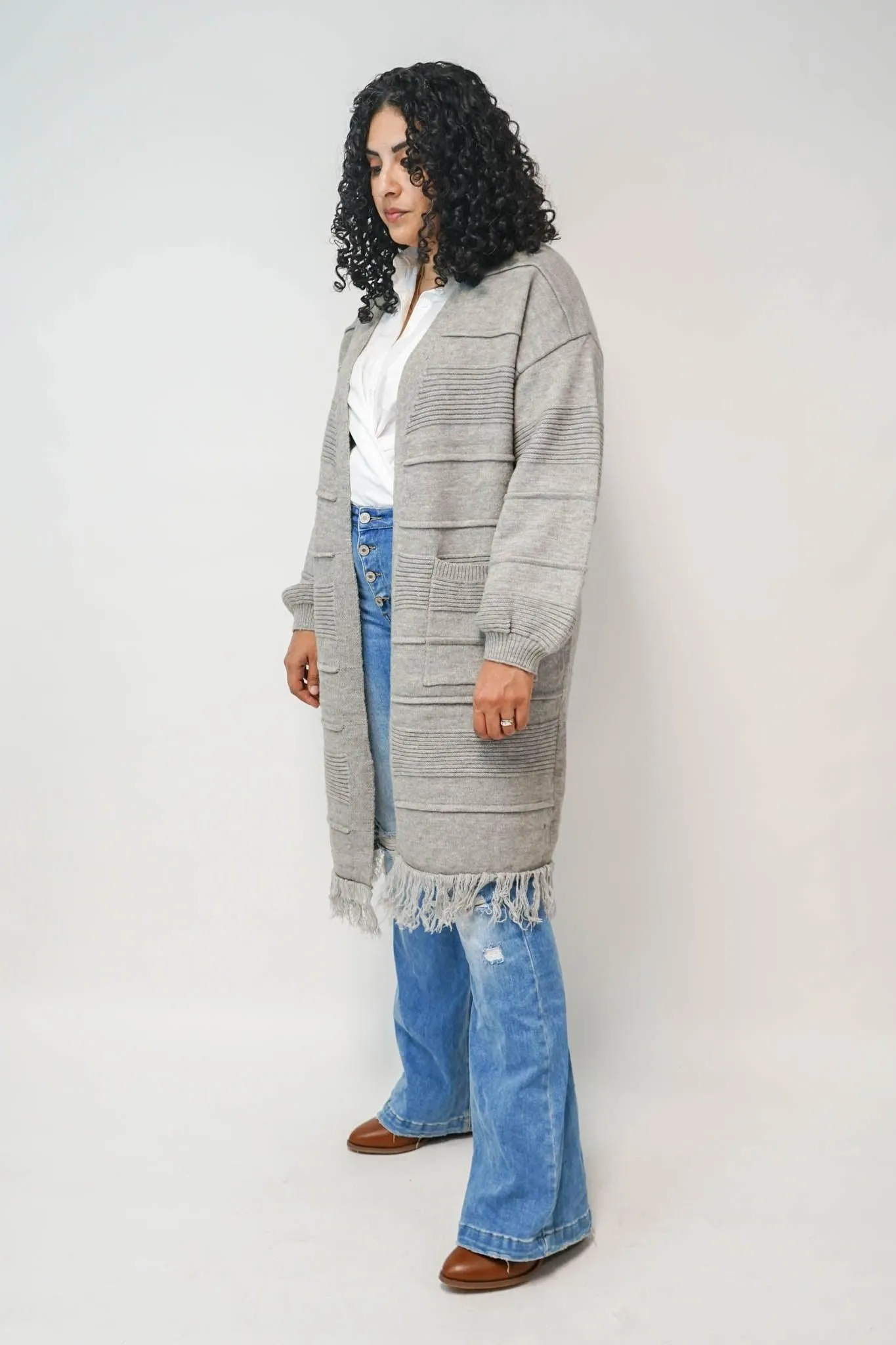 Alastair Fringe Duster Cardigan