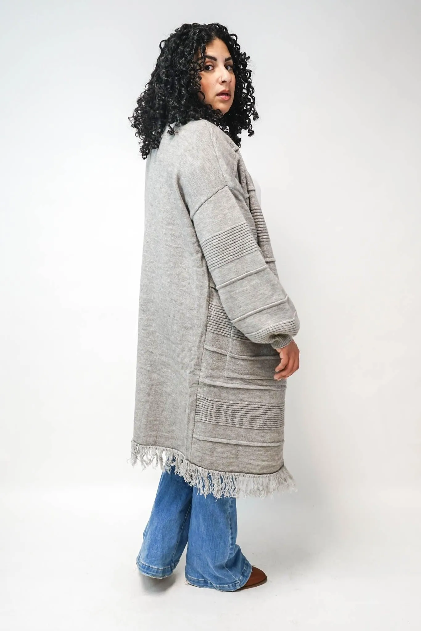 Alastair Fringe Duster Cardigan