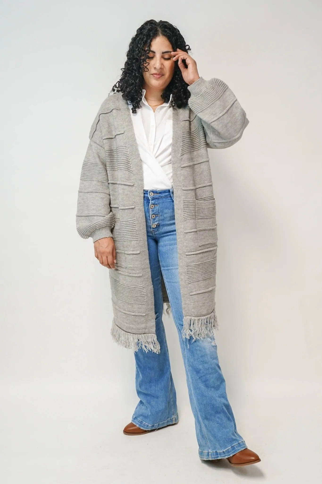 Alastair Fringe Duster Cardigan