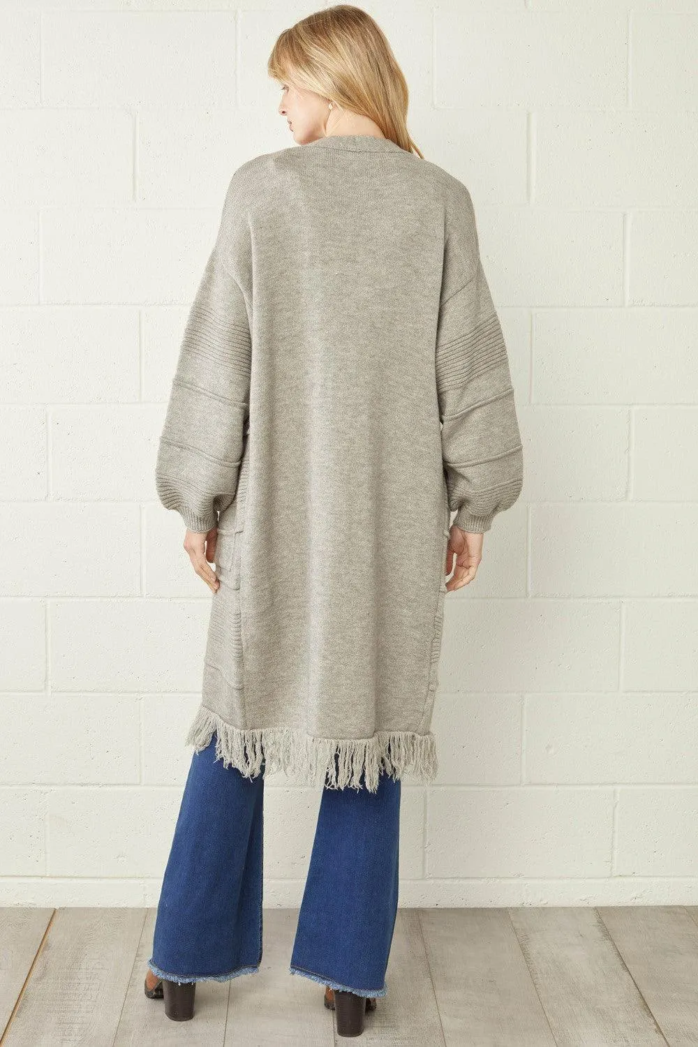 Alastair Fringe Duster Cardigan