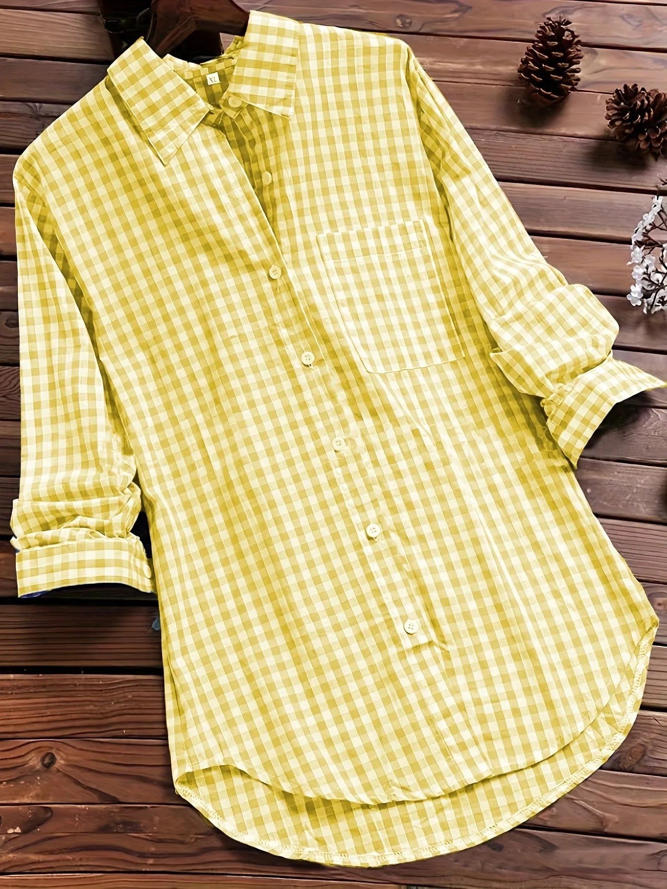 Beach Style Button-Down Shirt