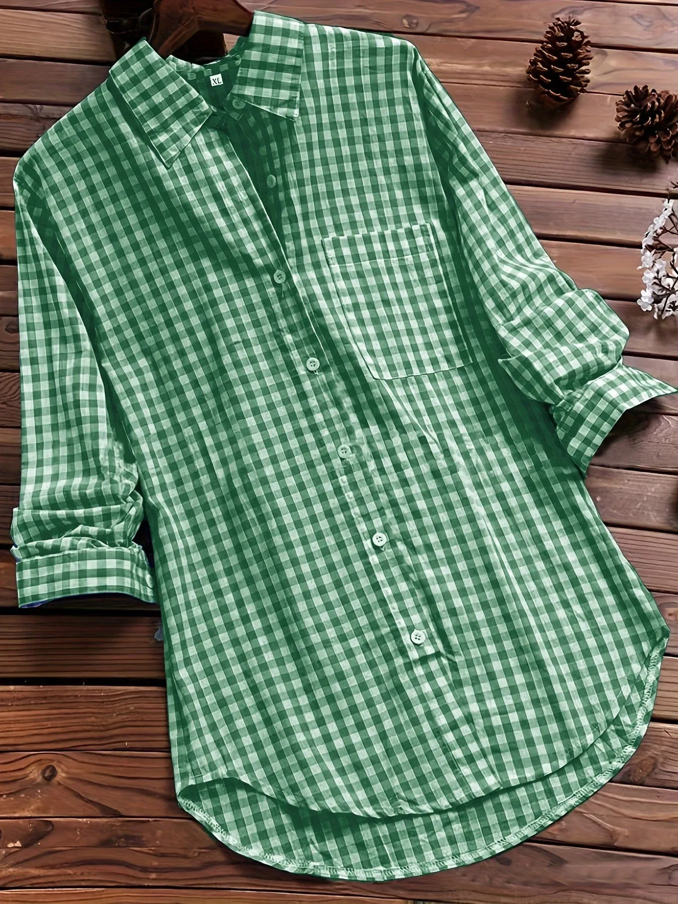 Beach Style Button-Down Shirt