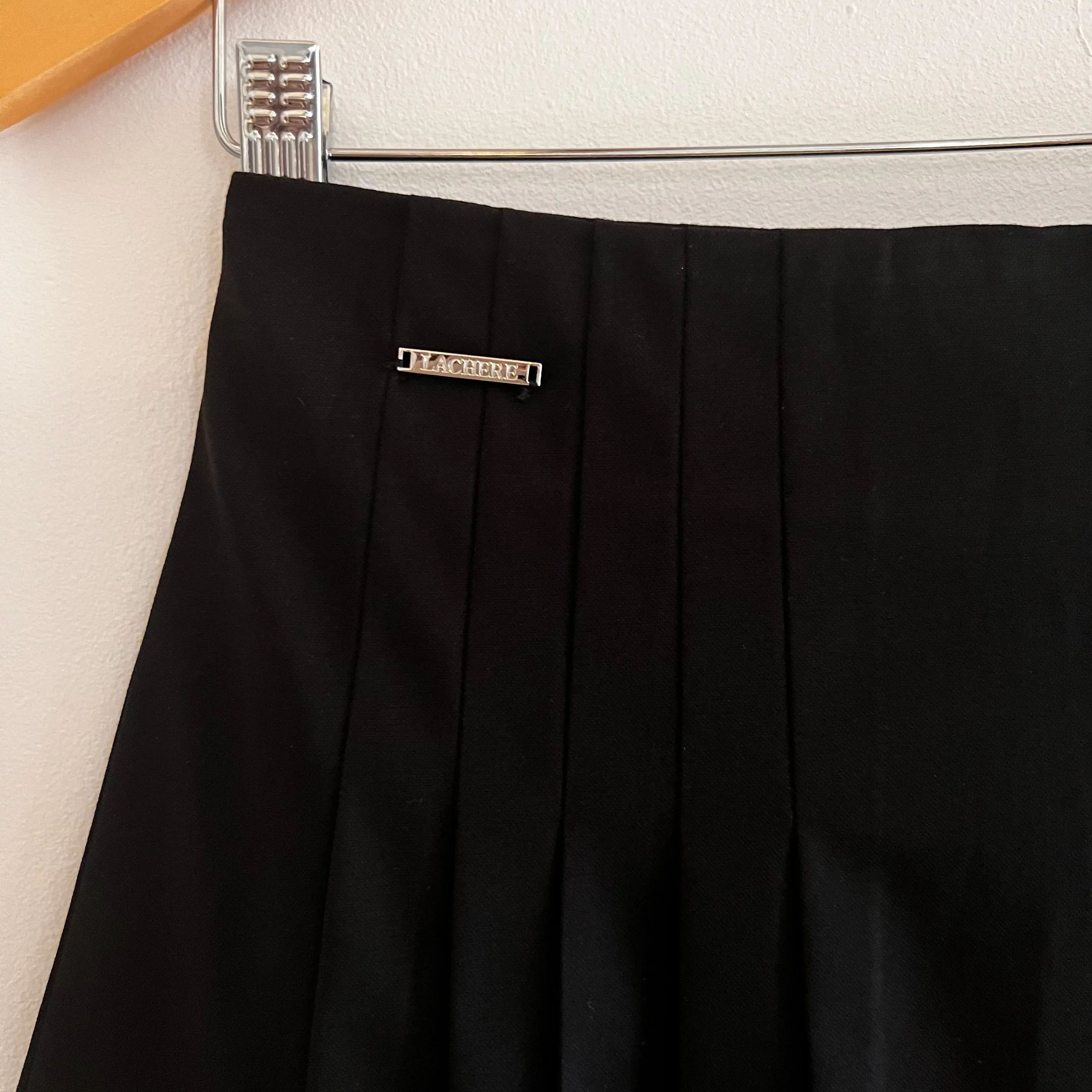 Black Mini Skirts - Pleated - Premium Jersey