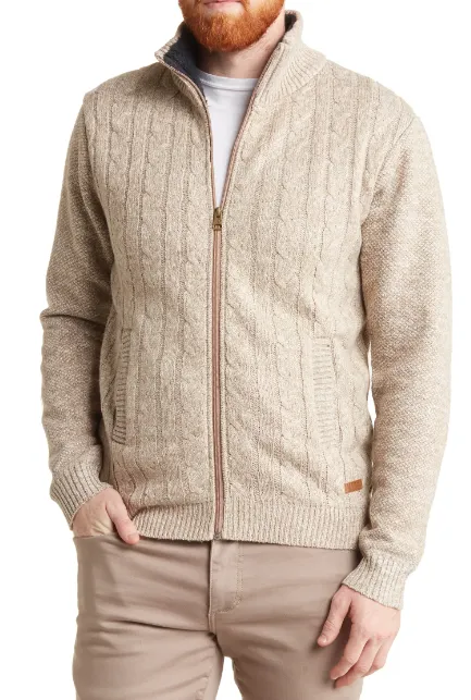 Buffalo Walkley Full Zip Sherpa Sweater