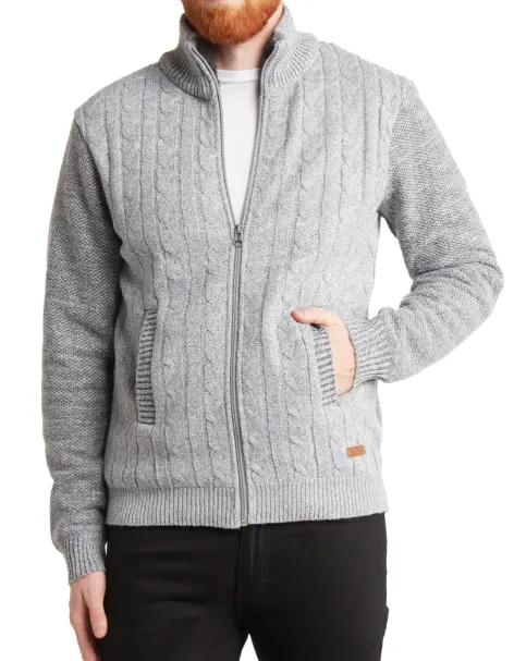 Buffalo Walkley Full Zip Sherpa Sweater