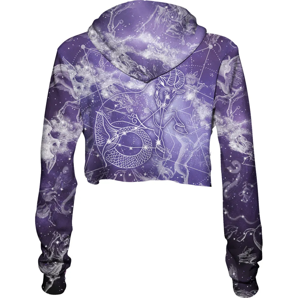 Capricorn Crop Hoodie