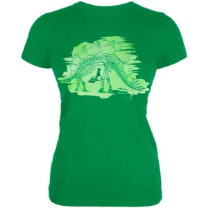 Dinosaur Fossil Stegosaurus Juniors Soft T Shirt