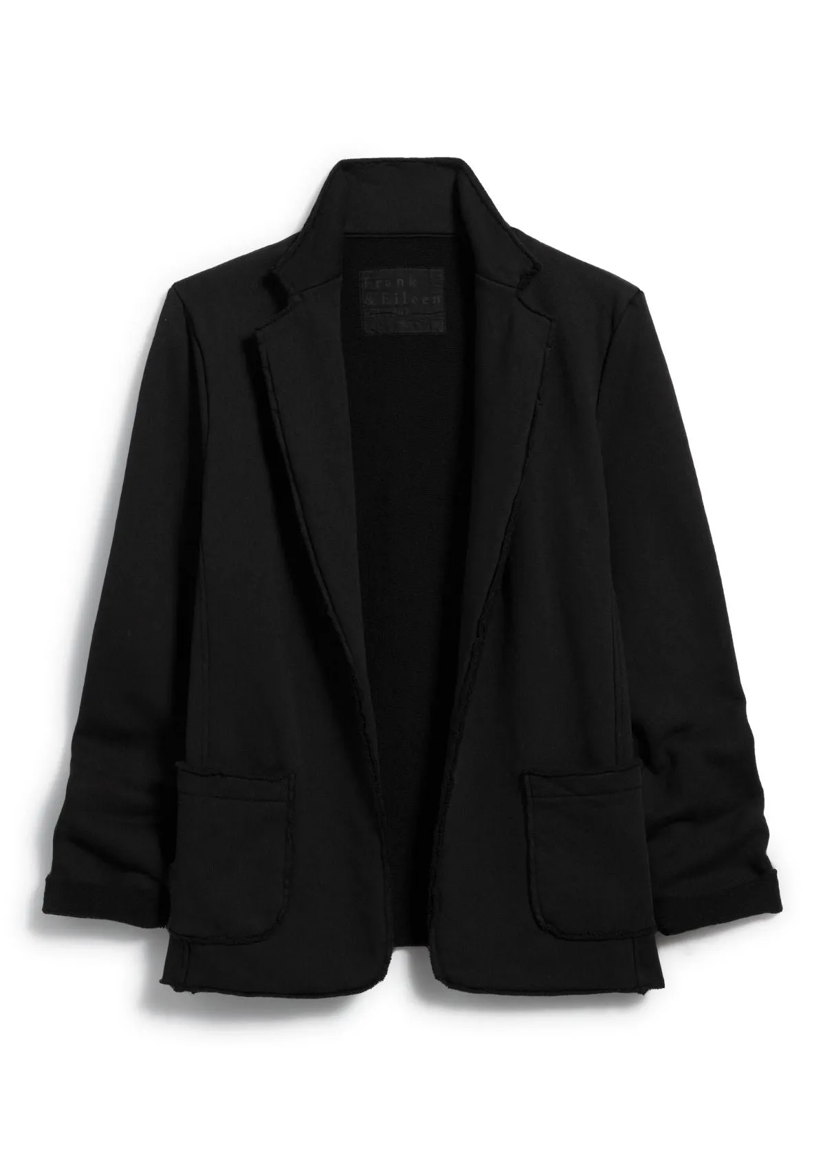 FRANK & EILEEN Dublin Knit Blazer - Black