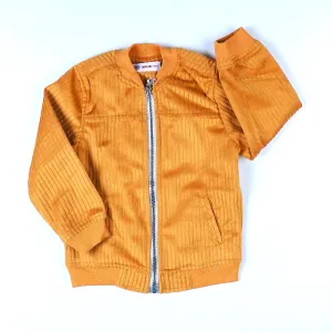 Girls Jacket Bomber Corduroy - Camel