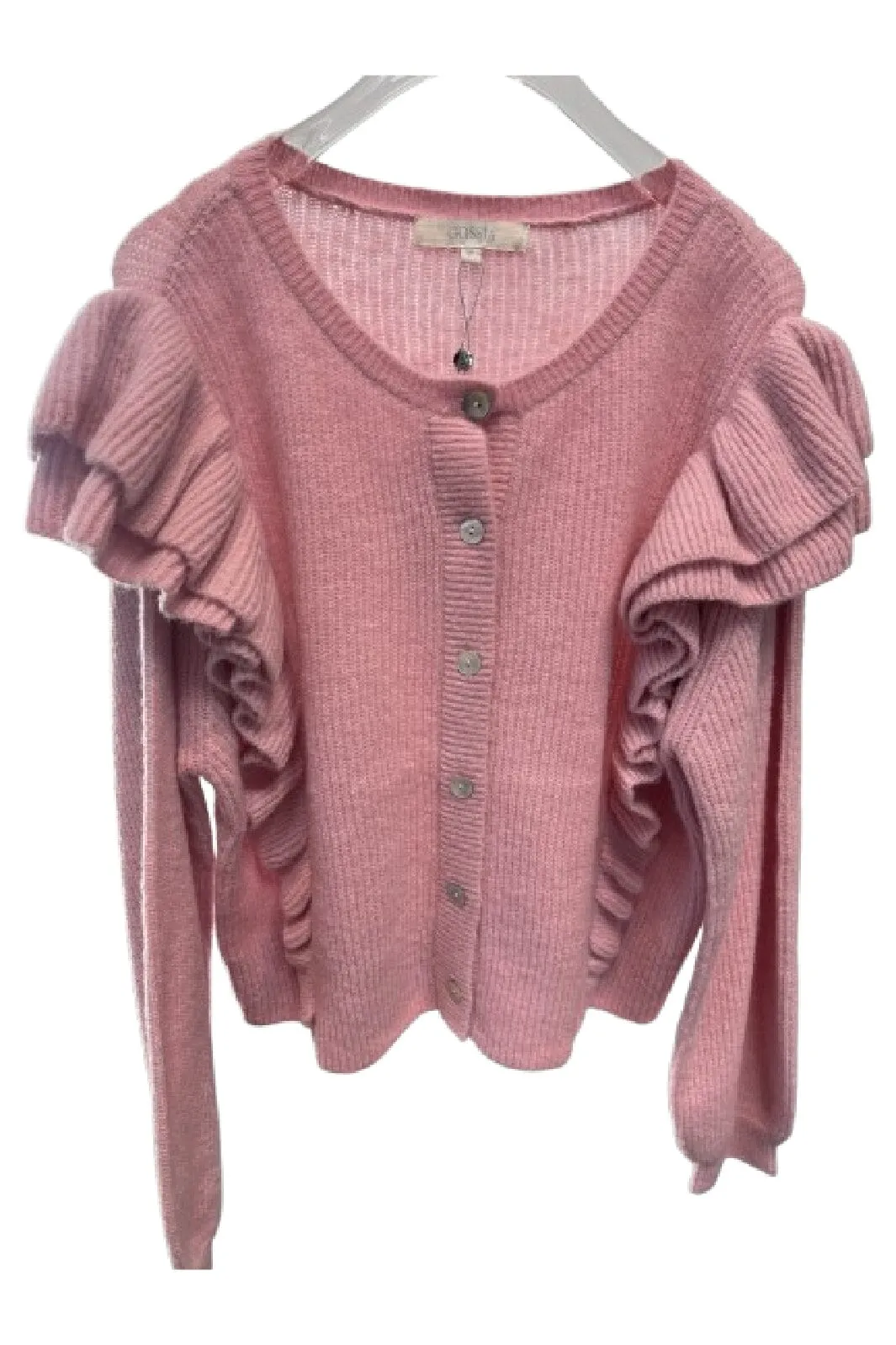 Gossia - Annsofigo Cardigan - Soft Rose