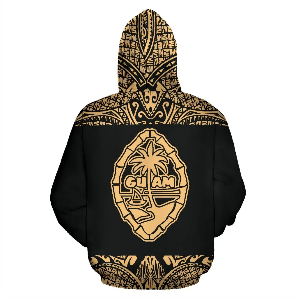 Guam All Over Hoodie - Gold Bamboo Version - BN04