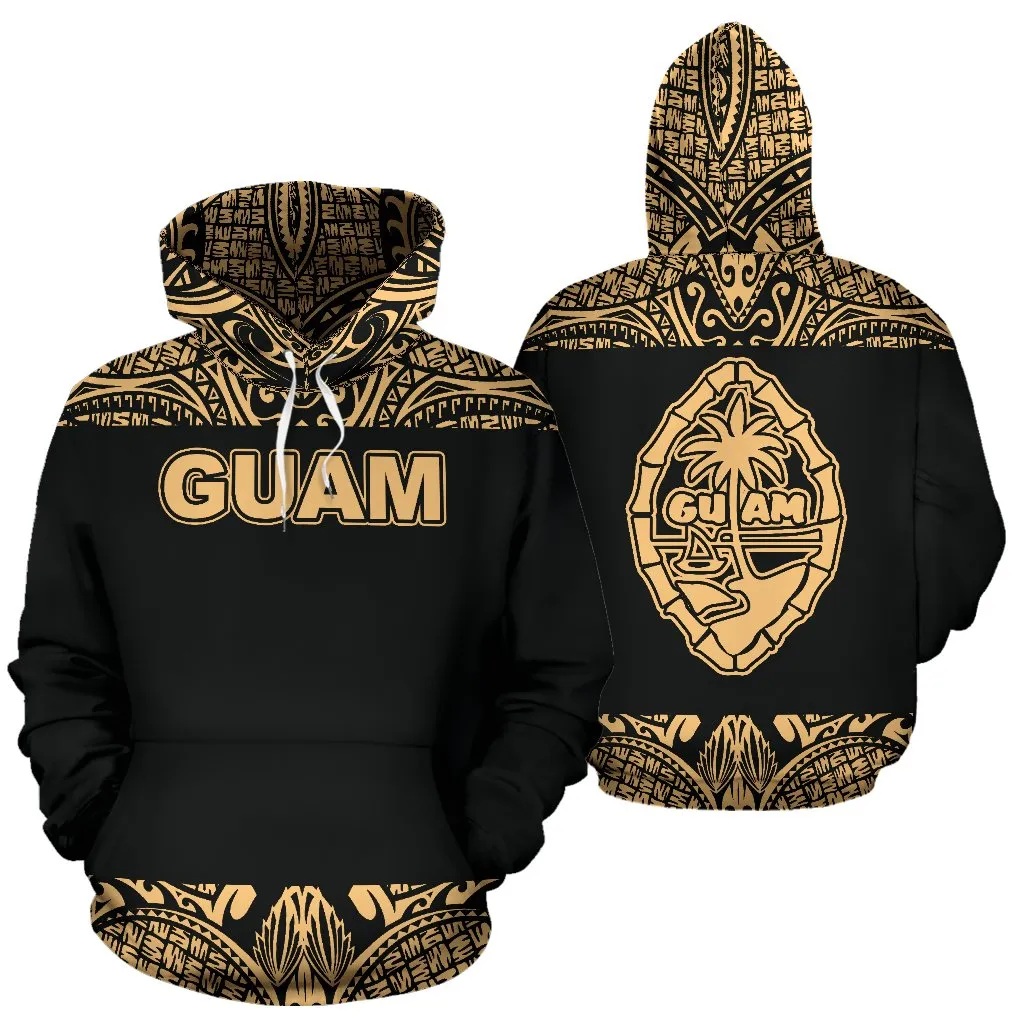 Guam All Over Hoodie - Gold Bamboo Version - BN04