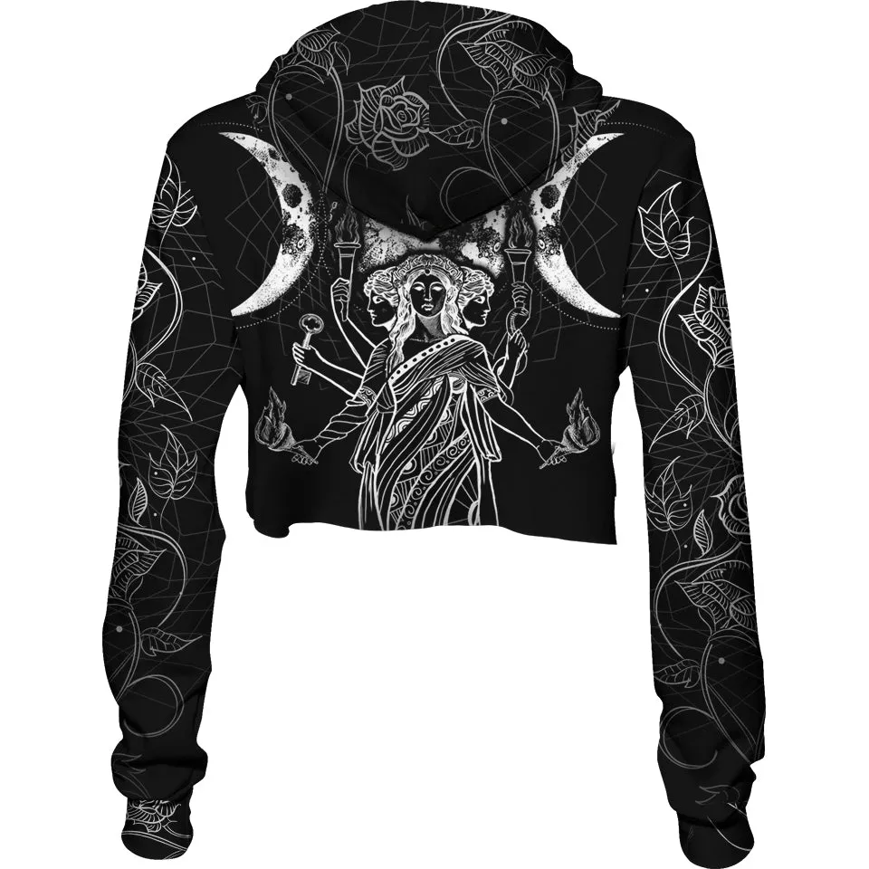 Hecate Crop Hoodie