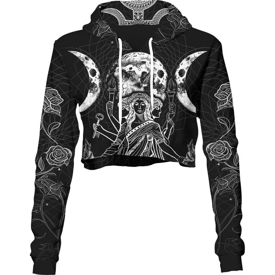 Hecate Crop Hoodie