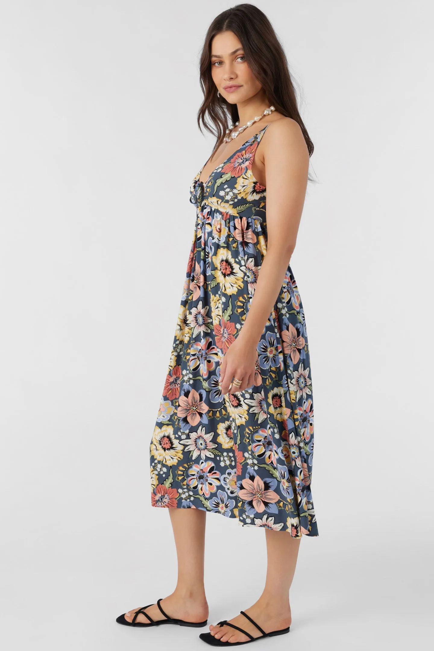 ISSY TALITHA FLORAL MIDI DRESS