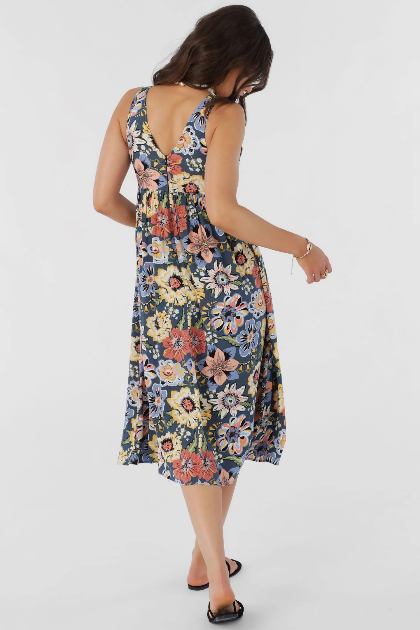 ISSY TALITHA FLORAL MIDI DRESS