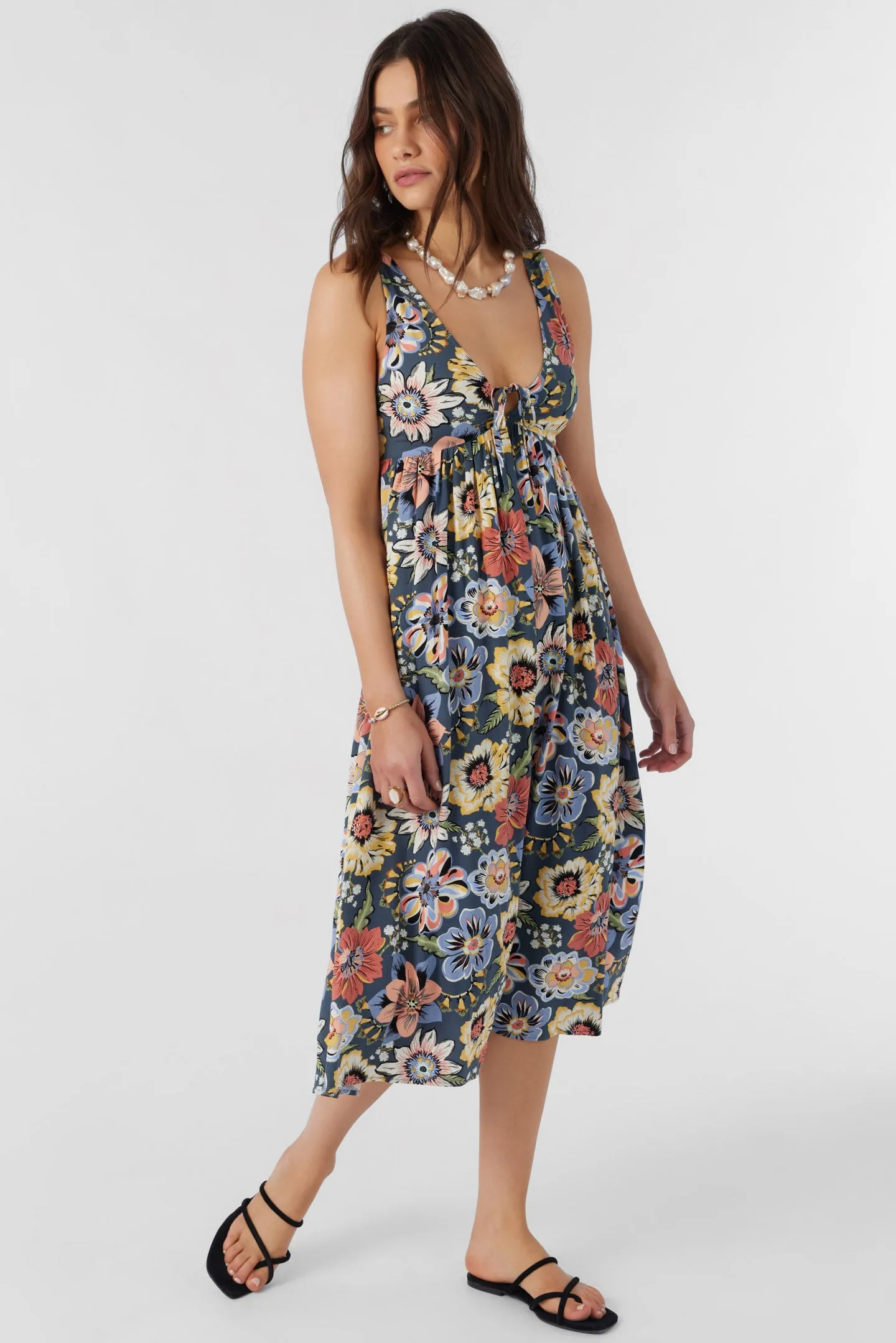 ISSY TALITHA FLORAL MIDI DRESS