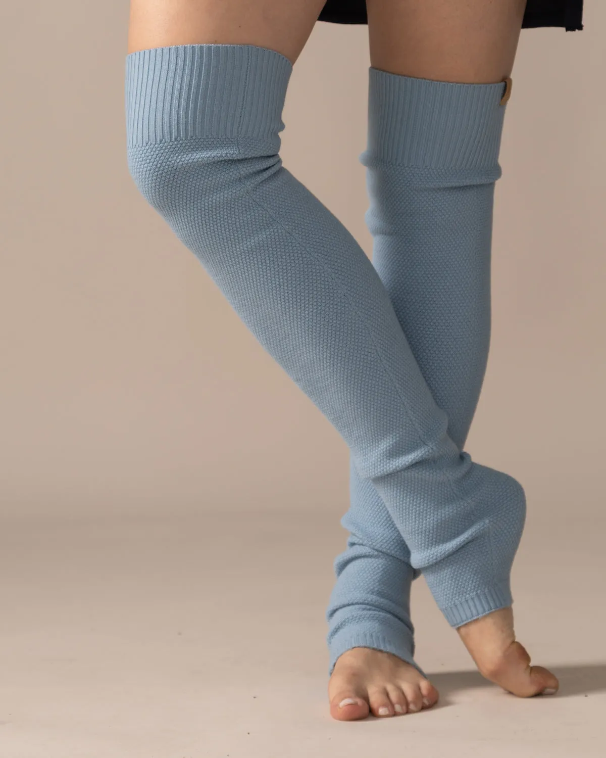 Keep Me Warm Legs Warmer - Pastel Blue