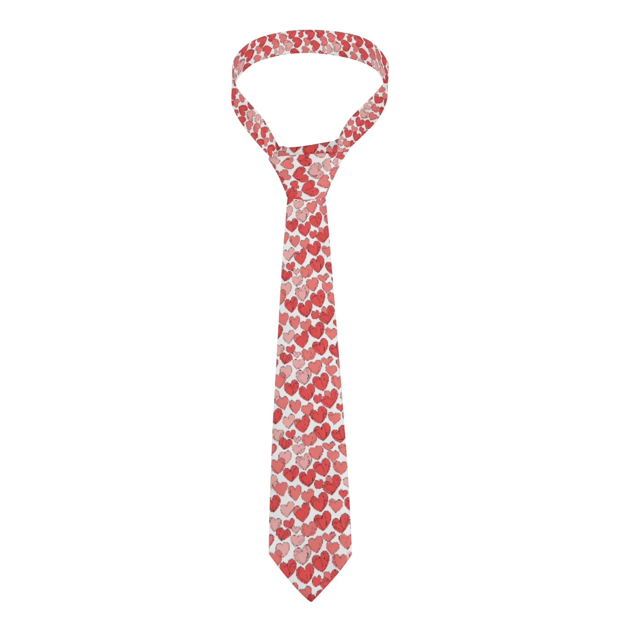 Little Red Hearts Necktie