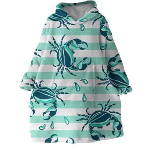 Lovely Little Crabs Wearable Blanket Hoodie