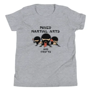 Mixed Martial Arts and Crafts Kid's Youth Tee