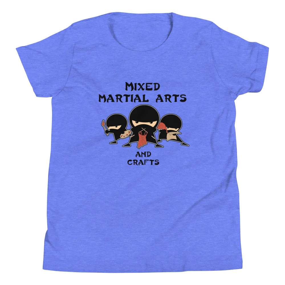 Mixed Martial Arts and Crafts Kid's Youth Tee