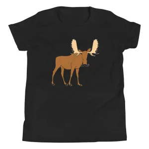 Moosestache Kid's Youth Tee