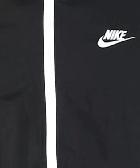 Nike Men's Cape Coat (DM6849-010_Black/White_L)