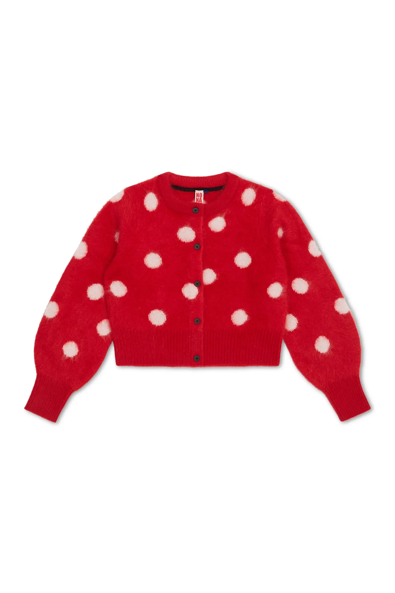 NONAME DOTTY MINI CARDIGAN