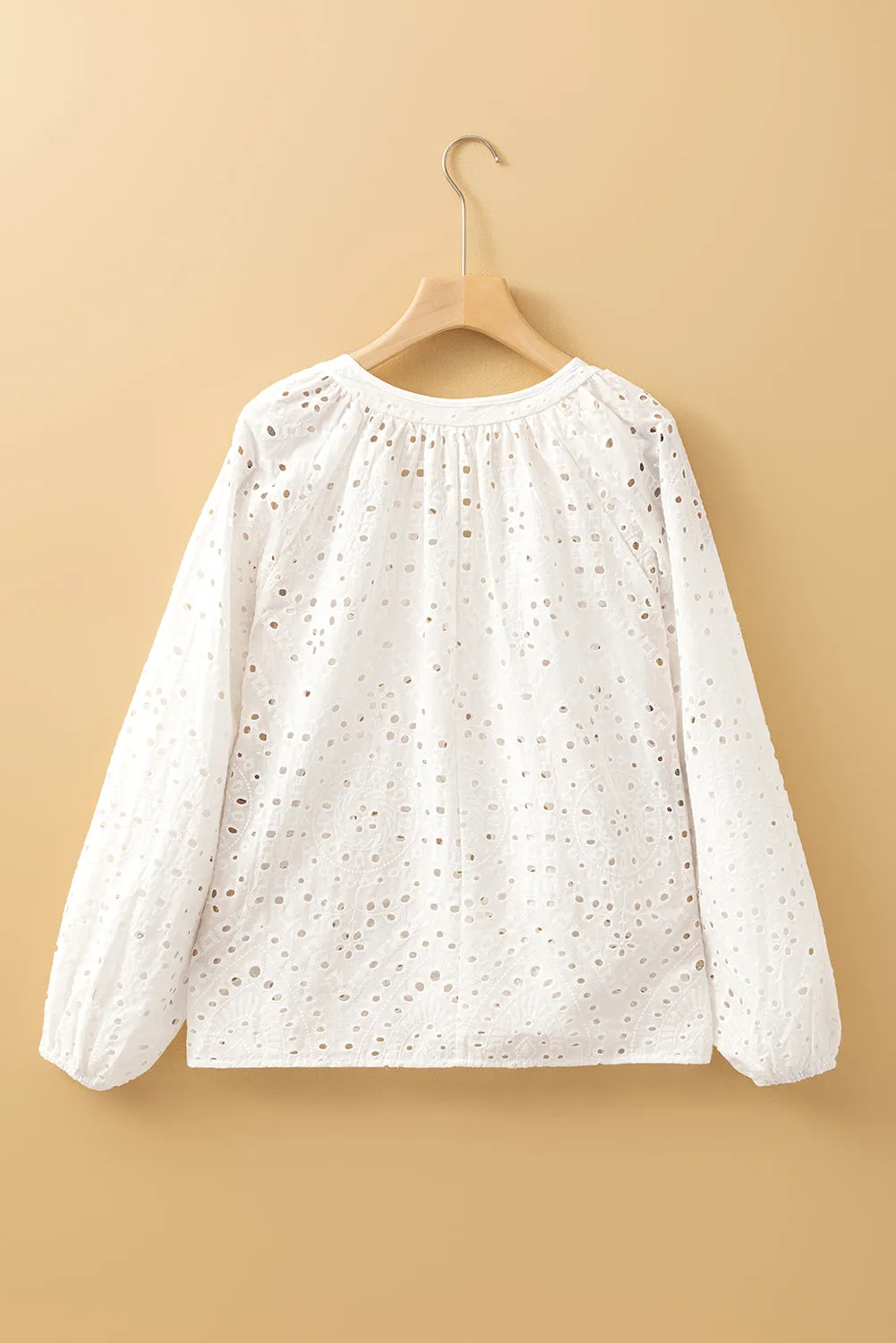 Paige Eyelet Embroidered Puff Sleeve Blouse