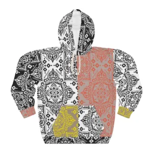 Patchwork, Premium Blend Hoodie