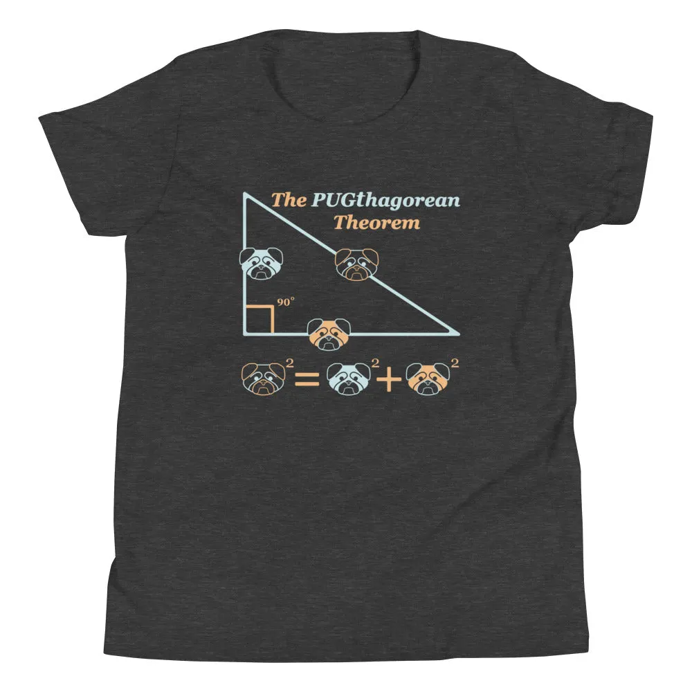 Pugthagorean Theorem Kid's Youth Tee