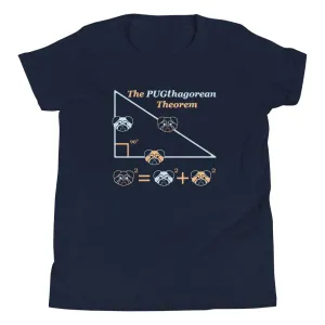 Pugthagorean Theorem Kid's Youth Tee