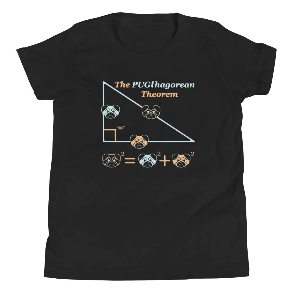 Pugthagorean Theorem Kid's Youth Tee