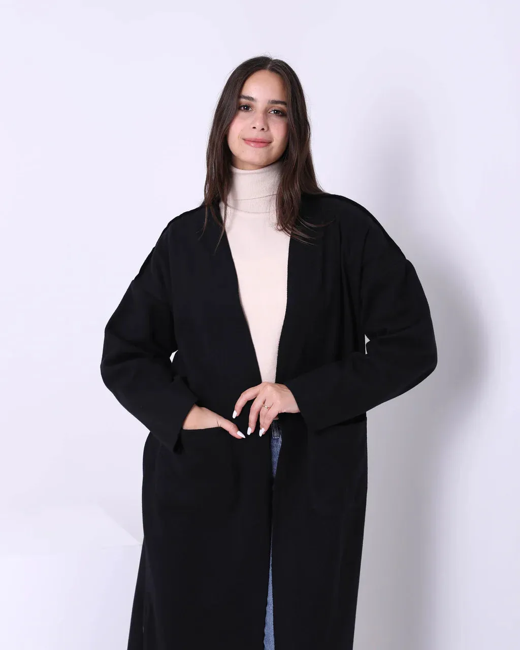 Sleeve Long Cardigan (W705) - Just4Women