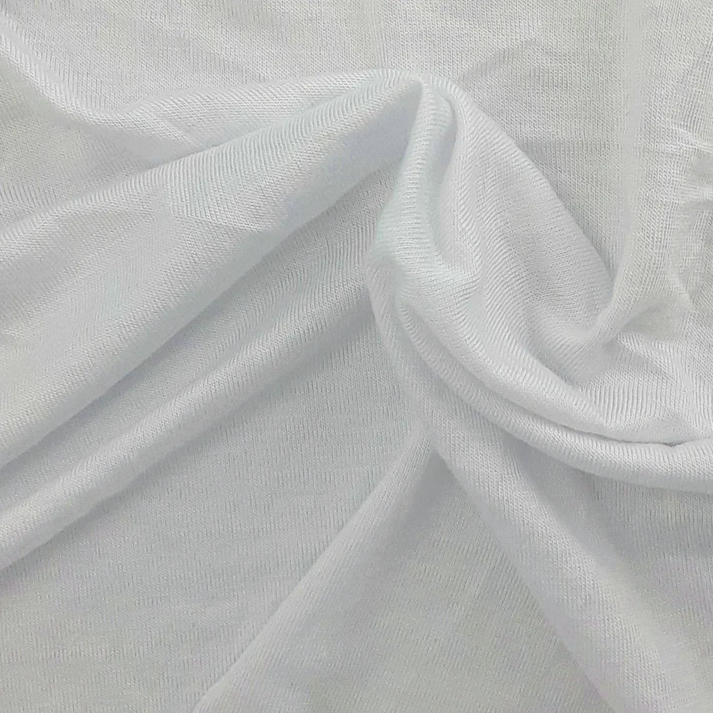 White J. Crew Rayon/Spandex Jersey 200GSM - SKU 6851C #U121/123