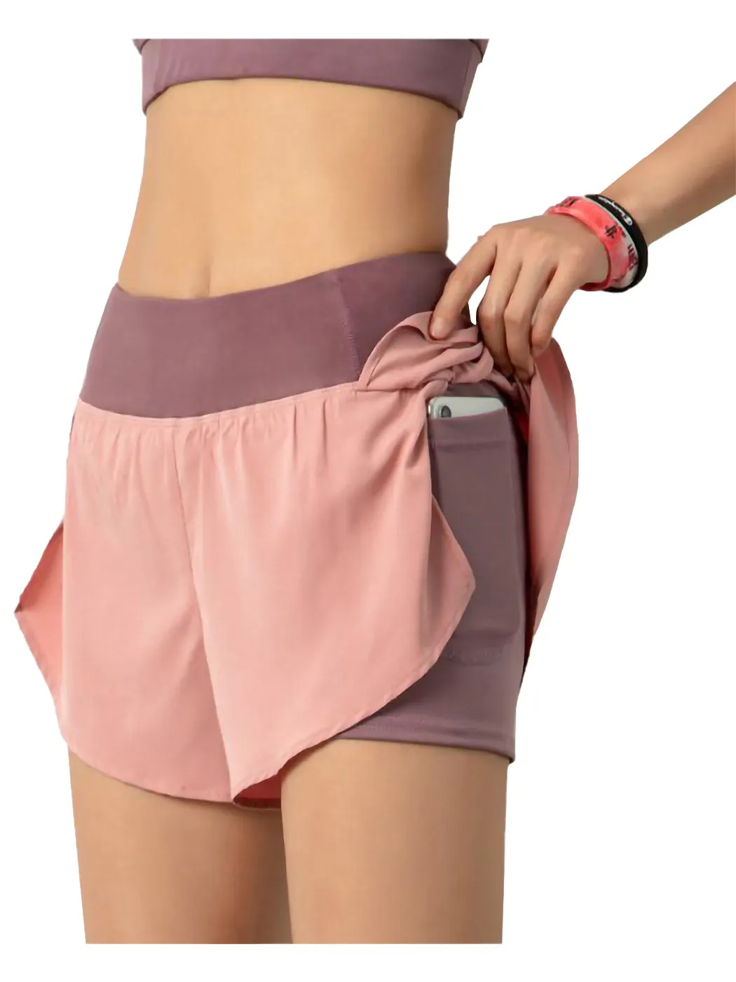 Workout Running Shorts Quick Dry with Pocket by Anna-Kaci