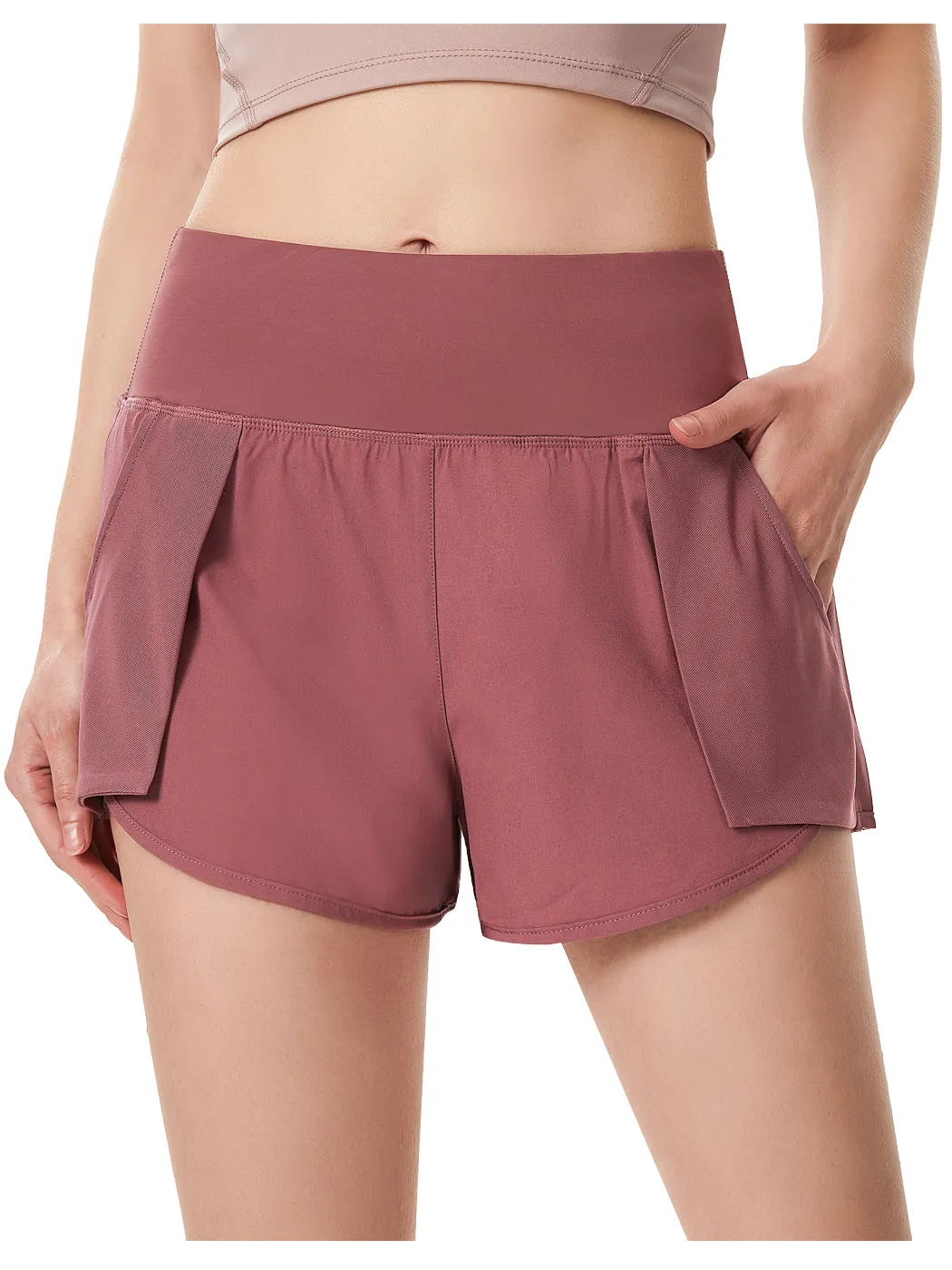 Workout Running Shorts Quick Dry with Pocket by Anna-Kaci