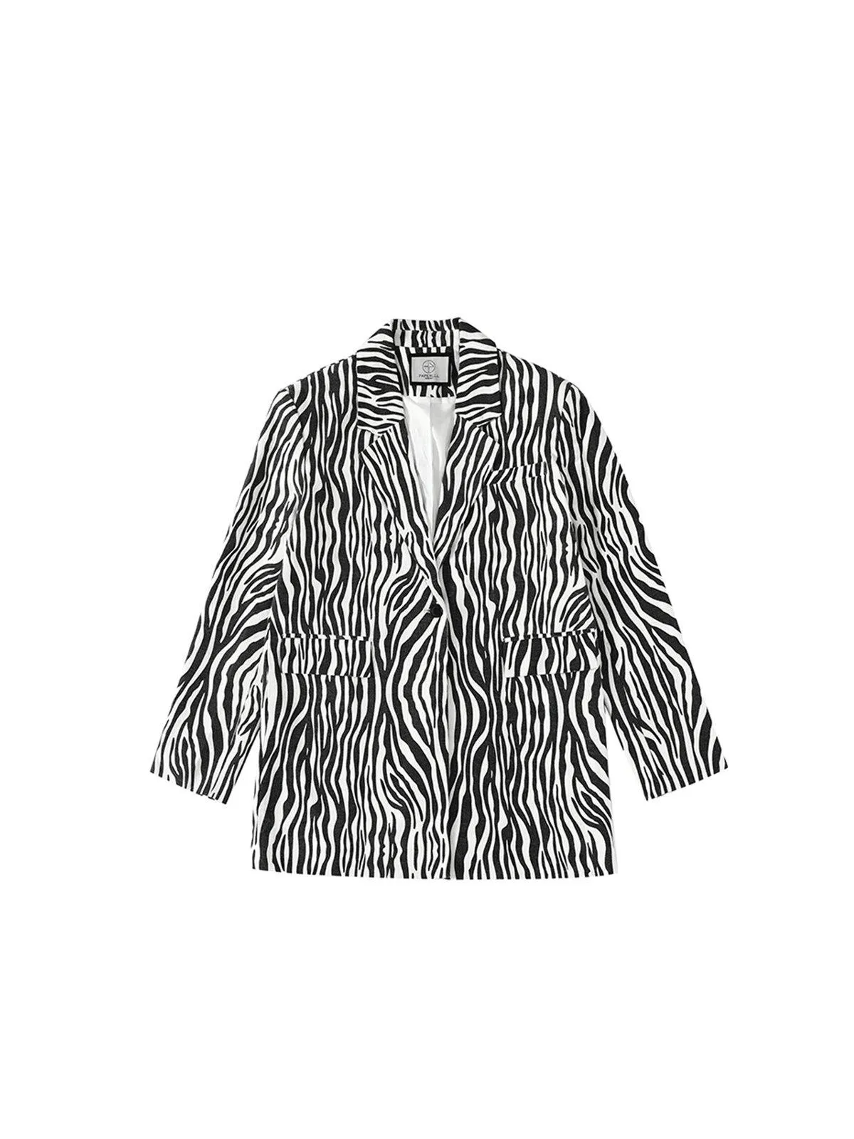 Zebra Striped Blazer